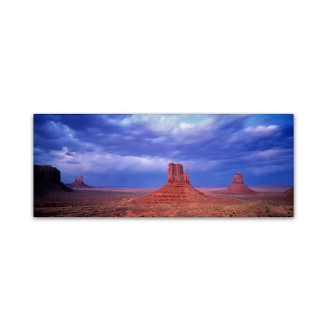 David Evans 'Monument Valley' Canvas Art,10x32